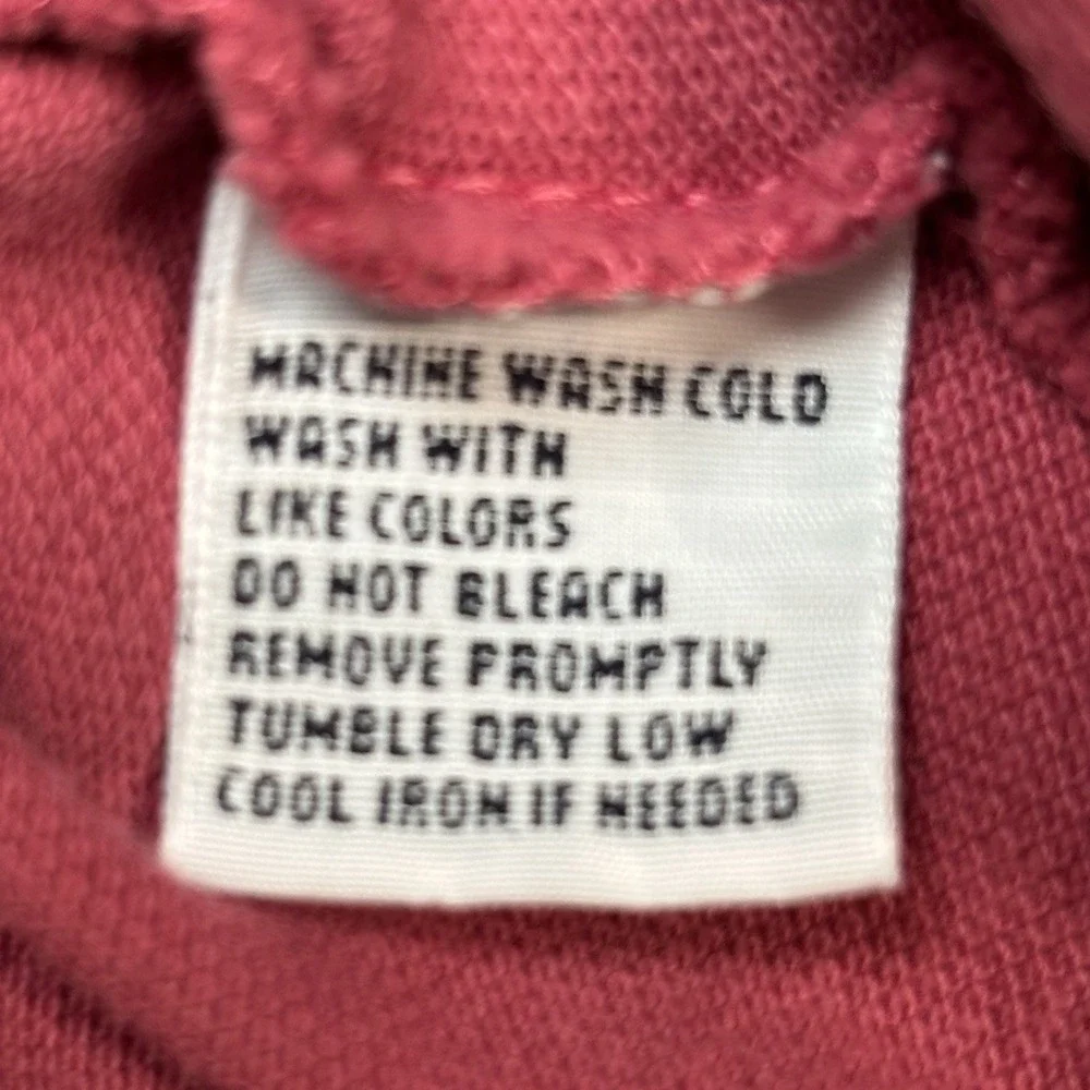 Polo Ralph Lauren Polo Shirt Rose Red Mens‎ XXL Cotton Casual Vintage Green Pony